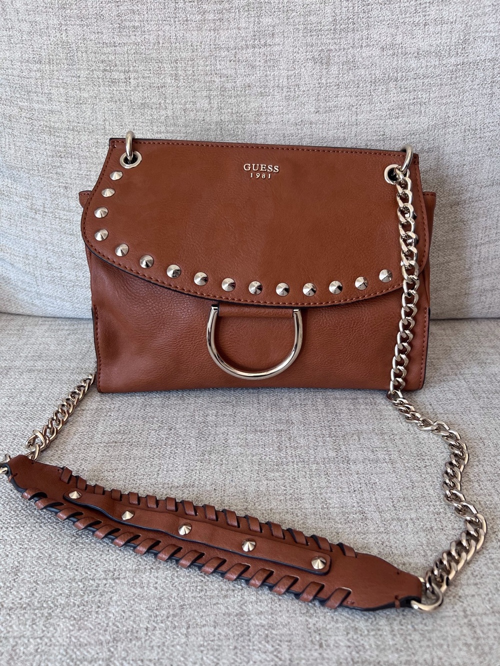 Guess Studded Crossbody Purse